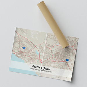 Crea la Tua Mappa Personalizzata per Ricordi di Coppia - Ideale come Regalo Romantico