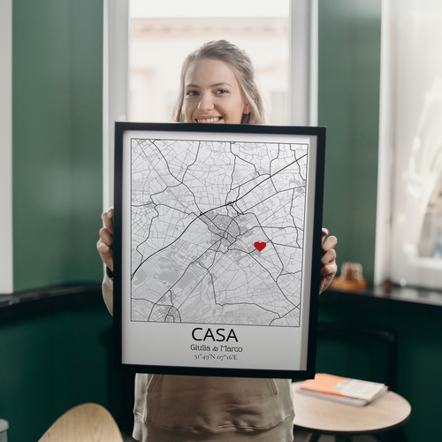 Crea la tua Mappa di Casa Personalizzata - Mostra il tuo Amore per la Tua Casa
