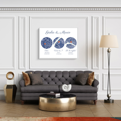 Crea il tuo regalo nozze: mappa di 3 momenti speciali